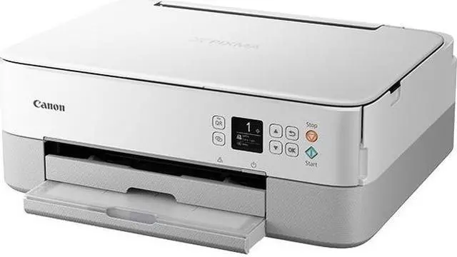 Alt view image 17 of 17 - Canon PIXMA TS6420a USB / Wi-Fi InkJet MFC / All-In-One Color White Wireless Office All-In-One Printer