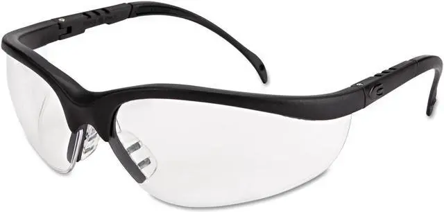 Alt view image 12 of 12 - MCR Safety Safety Glasses Anti-Fog Black Matte Frame CRWKD110AF