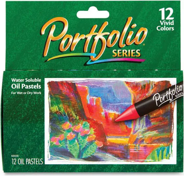Alt view image 8 of 8 - Crayola Portfolio Pastels 12/Pkg-Assorted Colors