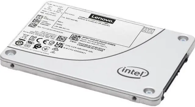 Alt view image 3 of 5 - Lenovo S4520 1.92 TB Solid State Drive - 2.5" Internal - SATA (SATA/600) - Read Intensive - Server, Storage System Device Supported - 2.5 DWPD - 9011.20 TB TBW - 550 MB/s Maximum Read Transfer Rate - Hot Swappable - 256-bit AES Encryption