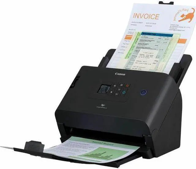 Alt view image 4 of 4 - Canon imageFORMULA DR-S250N Sheetfed Scanner - 600 dpi Optical - 24-bit Color - 8-bit Grayscale - 50 ppm (Mono) - 50 ppm (Color) - Duplex Scanning - USB