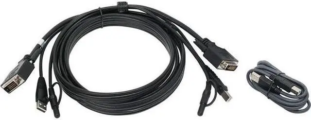 Alt view image 5 of 6 - IOGEAR G2L703UTAA3 10 Ft. DVI, USB KVM Cable Kit with Audio (TAA)