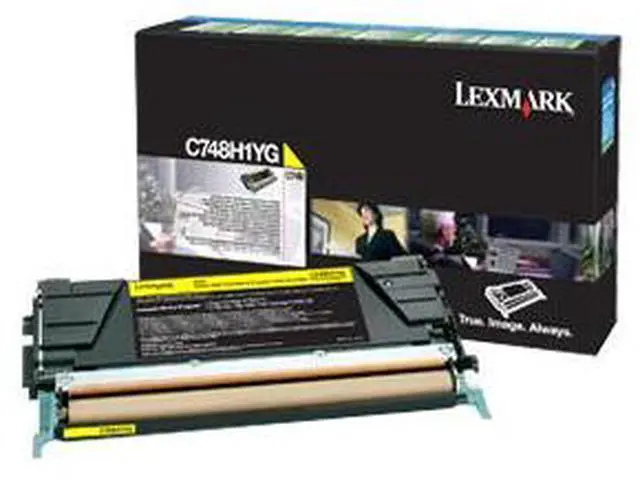 Alt view image 8 of 9 - C748 YELLOW HIGH YIELD RETURN PROGRAM TONER CARTRIDGE