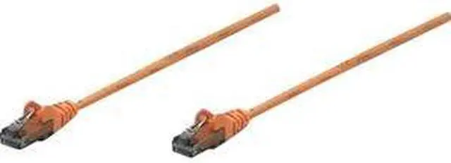 Alt view image 6 of 6 - Intellinet Network Cable, Cat6, UTP, RJ45 Male / RJ45 Male, 0.3 m (1 ft.), Orange