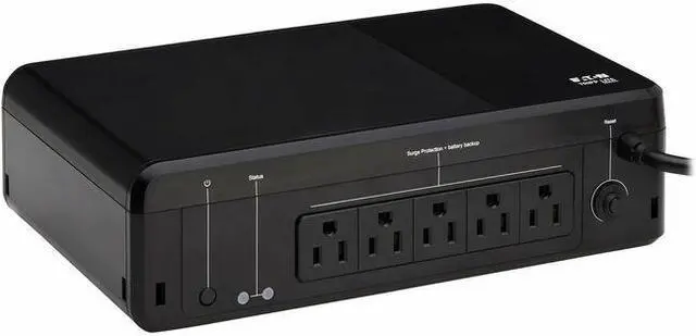 Alt view image 9 of 9 - Tripp Lite 600VA 300W 120V Standby Desktop UPS 4 Outlet BC600R