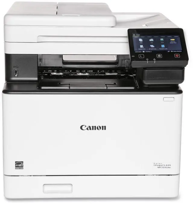Alt view image 16 of 17 - Canon imageCLASS MF753Cdw Wireless Laser Multifunction Printer Color White