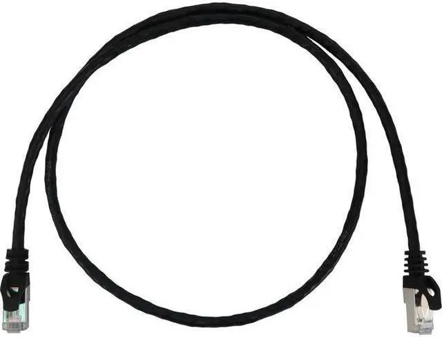Alt view image 5 of 9 - Tripp Lite Cat6a 10G Snagless Shielded Slim STP Ethernet Cable (RJ45 M/M), PoE, Black, 3 ft. (0.9 m) - 3 ft Category 6a Network Cable for Network Device, Server, Switch, Router, Hub, Printer, Computer
