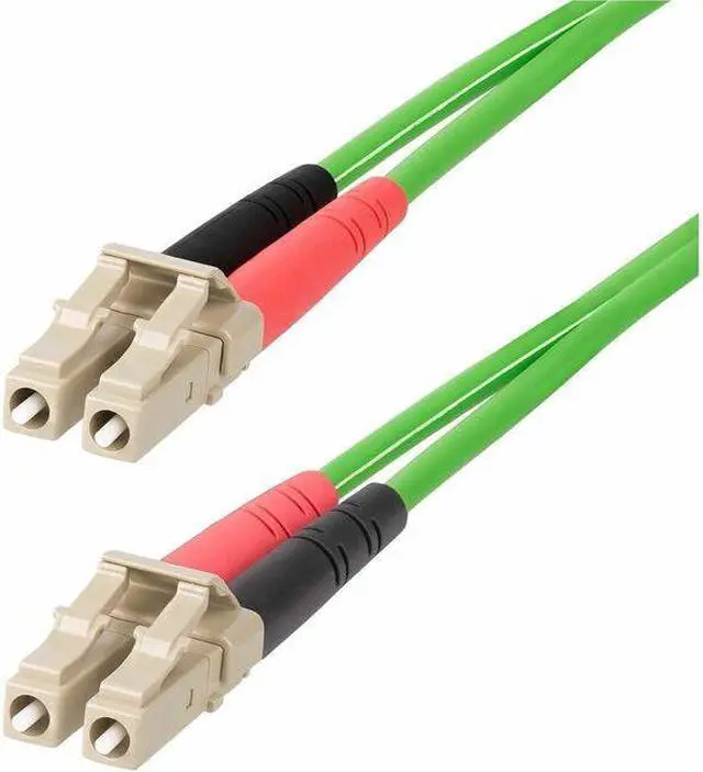 Main image of StarTech 1m 3.3ft LC to LC UPC OM5 Multimode Fiber Optic Cable 50/125µm Duplex Zipcord 40G/100G LSZH Fiber Jumper Cord LCLCL1MOM5FIBER