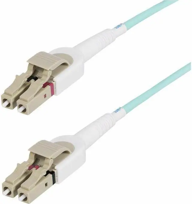 Main image of StarTech 5m (15ft) LC to LC (UPC) OM4 Switchable Fiber Cable 450FBLCLC5SW