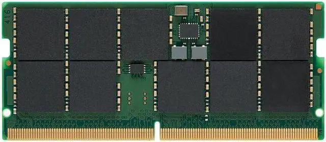 Alt view image 2 of 5 - Kingston KSM48T40BD8KI-32HA 32GB DDR5 SDRAM Memory Module - For Notebook - 32 GB - DDR5-4800/PC5-38400 DDR5 SDRAM - 4800 MHz Dual-rank Memory - CL40 - 1.10 V - ECC - Unbuffered - 262-pin - SoDIMM