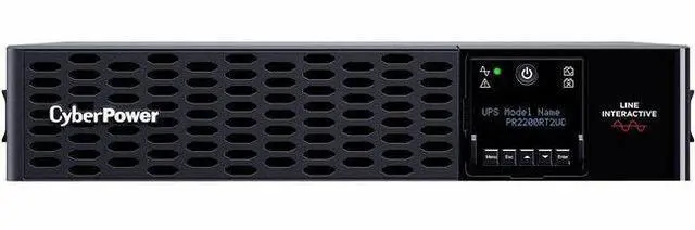 Main image of CyberPower PR2200RT2UC Smart App Sinewave UPS Systems - 2200VA/2200W, 120 VAC, NEMA L5-30P, 2U, Rack / Tower, Sine Wave, 8 Outlets, LCD, PowerPanel® Business