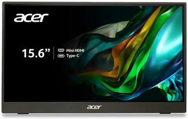 Alt view image 3 of 7 - Acer PM161Q Bbmiuux 15.6" Full HD (1920 x 1080) IPS Business Portable Monitor with AMD FreeSync Technology | Ultra Slim Portable Design | External Monitor for Laptop PC Mac I VESA mounting compliant | 2 x USB 3.1 Type-C Ports, 1 x Mini HDMI