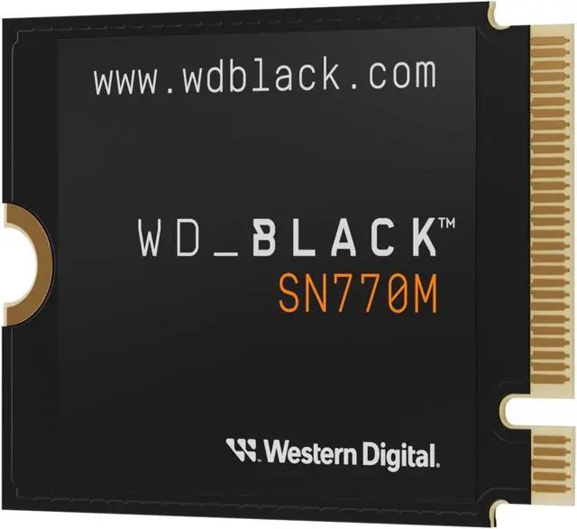 Alt view image 2 of 18 - WD Black SN770M 1TB Solid State Drive - M.2 2230 Internal - PCI Express NVMe (PCI Express NVMe 4.0 x4) - Notebook, Gaming Console Steam Deck and Microsoft Surface