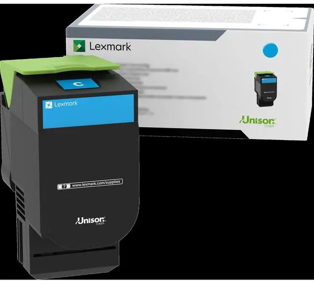 Alt view image 5 of 14 - Lexmark 70C0HCG High Yield Return Program Toner Cartridge - Cyan