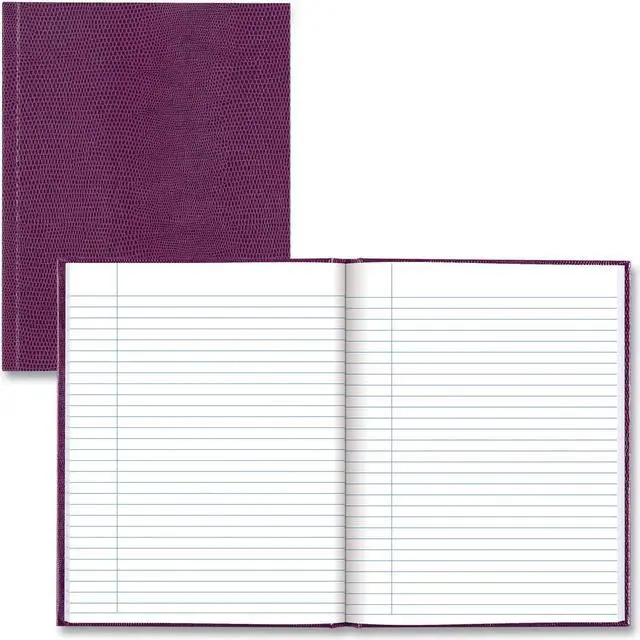 Alt view image 5 of 5 - Blueline Hardcover Executive Journal 7.25" x 9.25" Wide-Ruled Grape 144 Pages (A7.RAS)