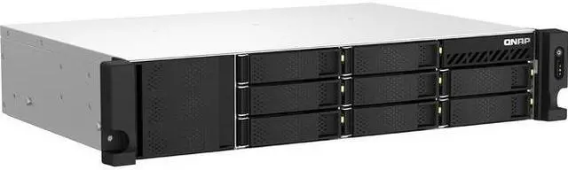 Alt view image 12 of 12 - QNAP TS-873AeU-4G-US 8 Bay High-Speed Short Depth Rackmount Rackmount Dual-2.5GbE NAS AMD Ryzen CPU, 4GB DDR4 Memory and 2.5GbE (2.5G/1G/100M) Network Connectivity (Diskless)