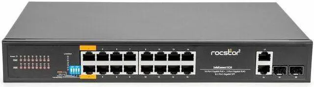 Main image of Rocstor SolidConnect SC20 20-Port Unmanaged Ethernet Switch Y10S007-B1
