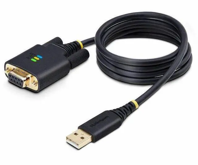 Main image of StarTech 3ft (1m) USB to Null Modem Serial Adapter Cable 1P3FFCNB-USB-SERIAL