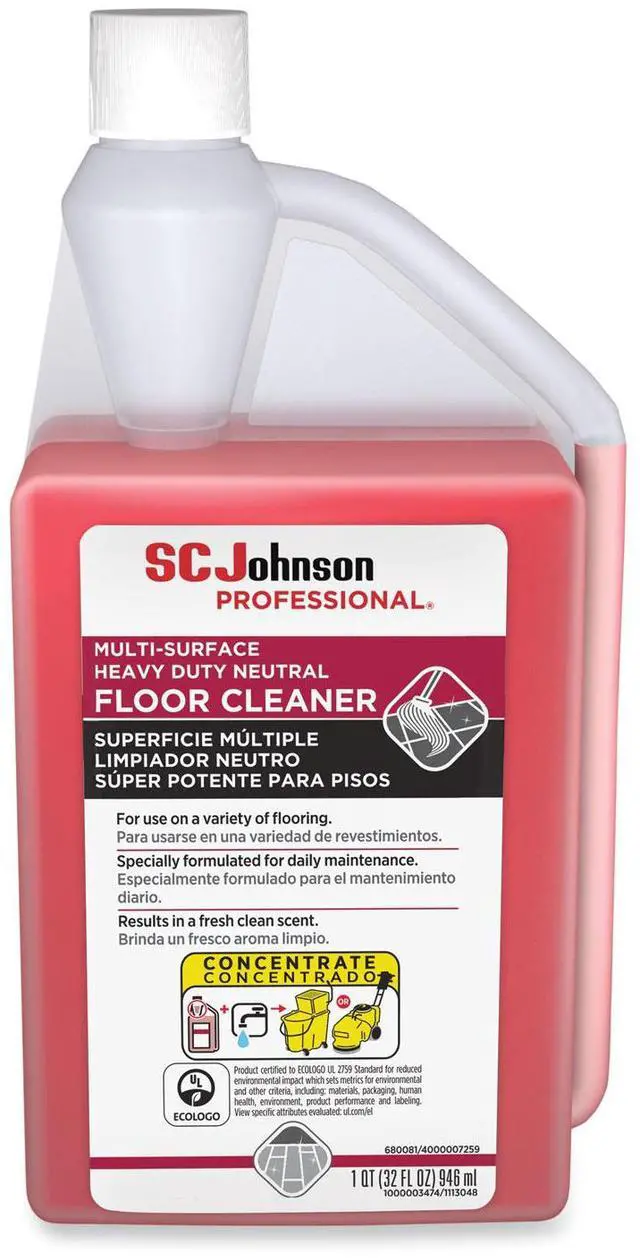 Main image of Heavy Duty Neutral Floor Cleaner Fresh Scent 32 oz Squeeze and Pour Bottle 6/Carton 680081