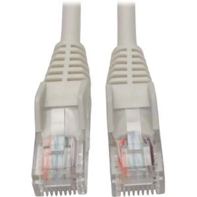 Alt view image 18 of 18 - Tripp Lite N001-015-WH Cat5E 350 Mhz Snagless Molded Utp Patch Cable (Rj45 M/M) , White, 15 Ft. - Patch Cable - Rj-45 (M) To Rj-45 (M) - 15 Ft - Utp - Cat 5E - Ieee 802.3Ab/Ieee 802.5 - Molded, Snagl