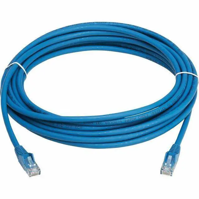Alt view image 7 of 7 - Tripp Lite Cat6 Gigabit Snagless Molded UTP Ethernet Cable (RJ45 M/M), PoE, LSZH, Blue, 7 m - 22.97 ft Category 6 Network Cable for Network Device, PoE Device, Access Control Device, VoIP Device, Secu