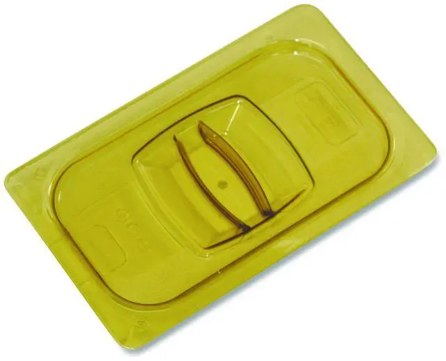 Main image of RUBBERMAID COMMERCIAL FG214P86AMBR Fourth Size Food Cover,Amber