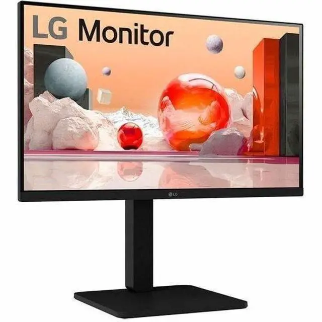 Alt view image 7 of 7 - LG 24BA450-B 24" Class Full HD LED Monitor - 16:9 - 23.8" Viewable - In-plane Switching (IPS) Technology - LED Backlight - 1920 x 1080 - 16.7 Million Colors - 200 Nit - 5 ms - Speakers - HDM