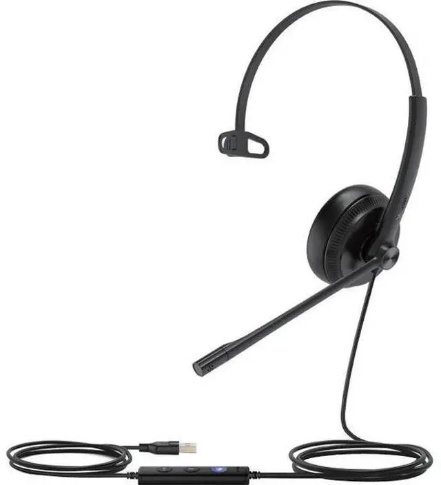 Alt view image 15 of 20 - Yealink UH34 Teams Monaural USB Wired Headset 1308014