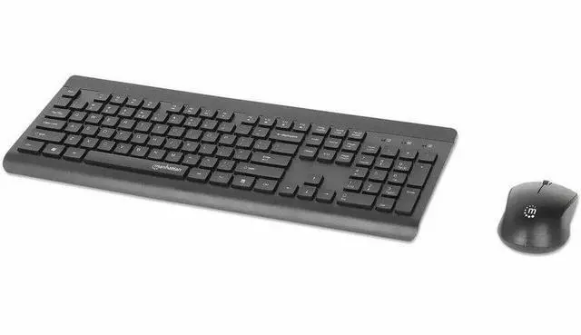 Alt view image 8 of 8 - Manhattan MWK7350 Wireless USB Keyboard and Mouse Combo Set