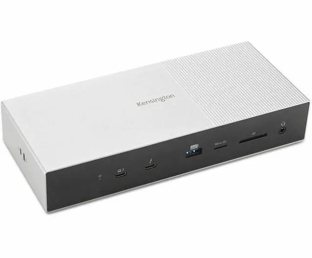 Alt view image 10 of 16 - Kensington SD5000T5 EQ Thunderbolt 5 Triple 4K Docking Station with 140W PD - Windows/macOS - for Workstation/Notebook/Monitor - Charging Capability - Memory Card Reader - SD, microSD - Thunderbolt 5
