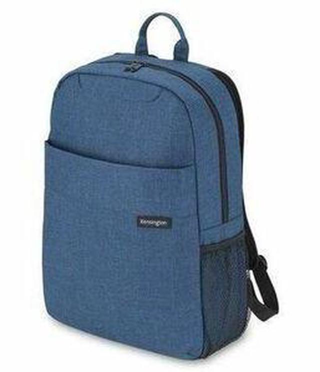 Alt view image 9 of 12 - Kensington Simply Portable Lite Carrying Case (Backpack) for 16" - Navy Blue - Water Resistant, Strain Resistant - Polyester, Mesh Fabric Body - Shoulder Strap, Handle