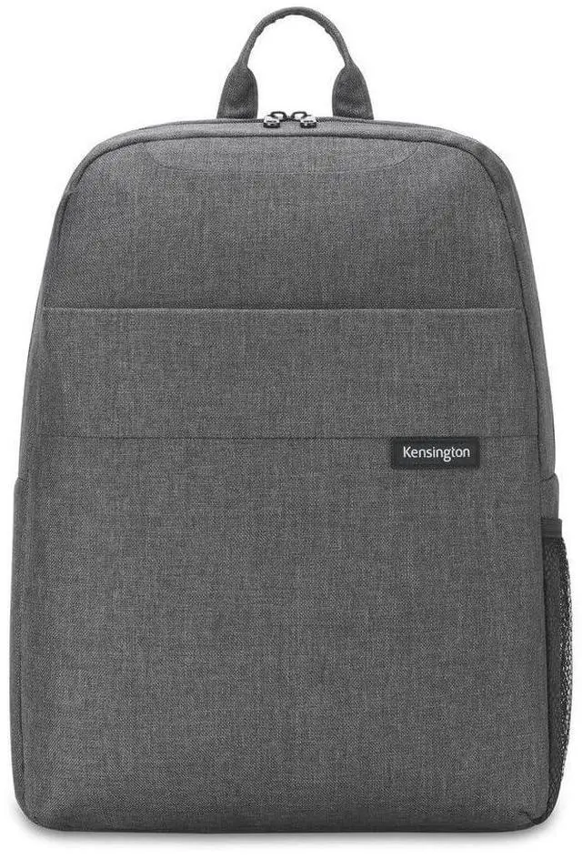 Alt view image 9 of 10 - Kensington Simply Portable Lite Carrying Case (Backpack) for 16" - Gray - Water Resistant, Strain Resistant - Polyester, Mesh Fabric Body - Shoulder Strap, Handle