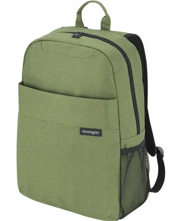 Alt view image 9 of 13 - Kensington Simply Portable Lite Carrying Case (Backpack) for 16" Notebook - Green - Water Resistant - Shoulder Strap - 17.7" Height x 13.8" Width x 3.9" Depth