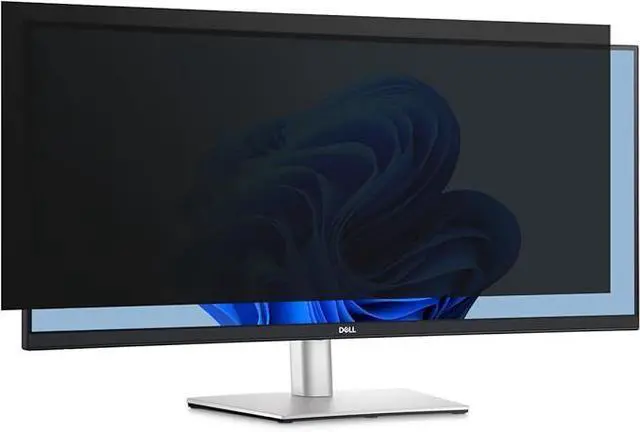 Alt view image 10 of 13 - Kensington FP340UW-DE Privacy Screen for Dell 34" P3424WE Curved Monitor - For 34" Widescreen LCD Monitor - 21:9 - Glare Resistant, Fingerprint Resistant, Odor Resistant, Stain Resistant, Sc