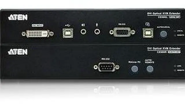 Main image of ATEN Long Distance DVI Optical KVM Extender-TAA Compliant