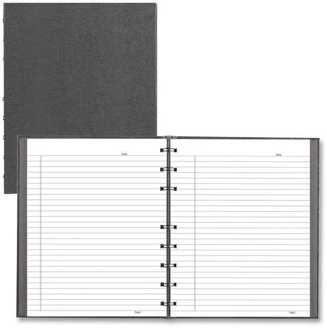 Alt view image 2 of 8 - NotePro Notebook 1-Subject Medium/College Rule Cool Gray Cover 75 9.25 x 7.25 Sheets A7150GRY