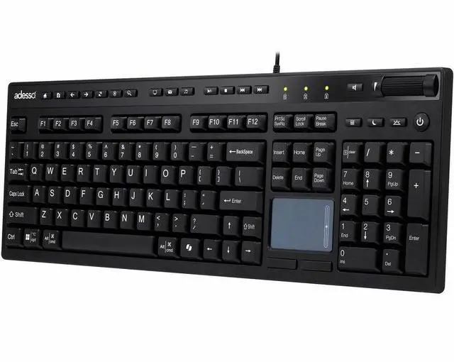 Main image of Adesso Multi-Channel Touchpad Keyboard for Windows/Mac/Android OS