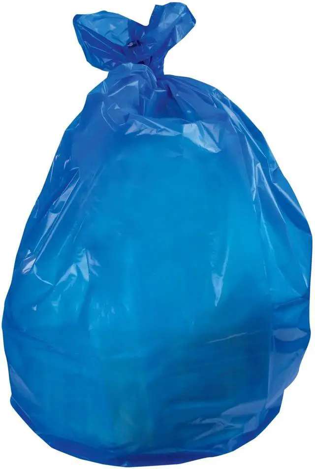Main image of Eco Blend Max 33gal Industrial Trash Bag Low Density Blue 200 Bags L6639TXER1