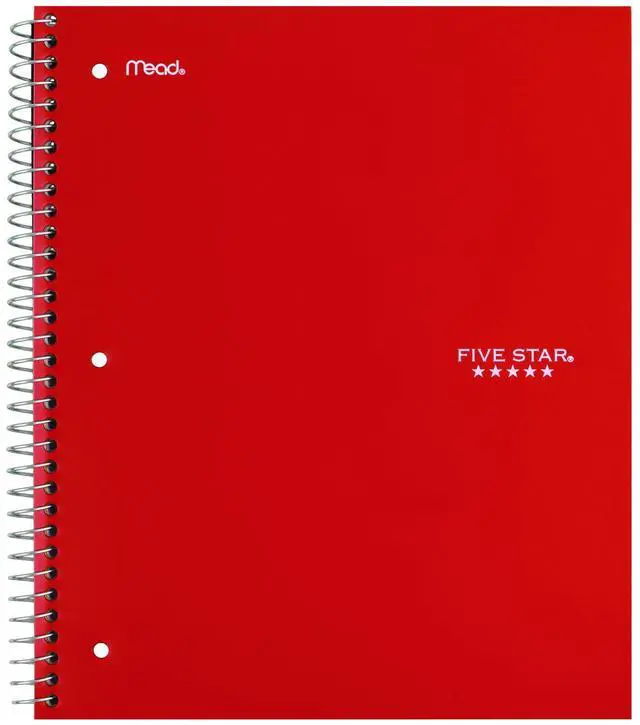 Alt view image 4 of 4 - Mead 1-Sub Notebook 8"x10-1/2" Wide Ruled Ast 05200