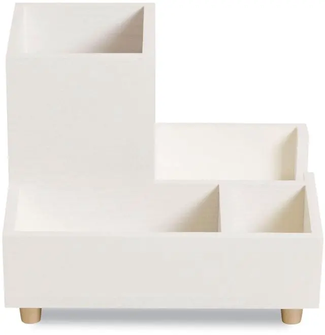 Alt view image 3 of 9 - Juliet Compartment Cup 6.25"w x 6.25"d x 4.75h" White 5217U0312