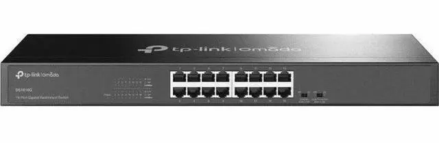 Alt view image 2 of 5 - TP-Link OMADA 16-PORT GIGABIT SWITCH PORT: 16 GIGABIT RJ45 PORTS SPEC: 1U 19-INCH RACK-MOUNTABLE STEEL CASE FEATURE: PLUG AND PLAY - DS1016G