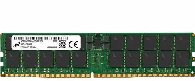 Alt view image 3 of 3 - Micron 96GB DDR5 SDRAM Memory Module