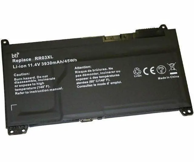 Alt view image 2 of 2 - BTI 851610-855-BTI 11.4V 48WHR LI-ION BATTERY 851477-421, RR03XL, 851610-850, 851610-855, RR03048XL-PR PROBOOK 470 G5, 455 G5, 455 G4, 450 G5, 450 G4, 440 G5, 440 G4, 430 G5, 430 G4, MT21, MT20 - Comp
