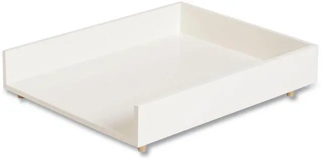 Alt view image 3 of 9 - Juliet Paper Tray 1 Section Holds 11" x 8.5" Files 10 x 12.25 x 2.5 White 3467U0312