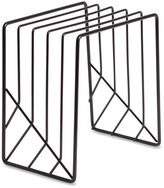 Alt view image 2 of 7 - Vena Wire Letter Sorter 5 Sections Assorted Sizes 3.94 x 5.24 x 6.1 Black 3841U0312