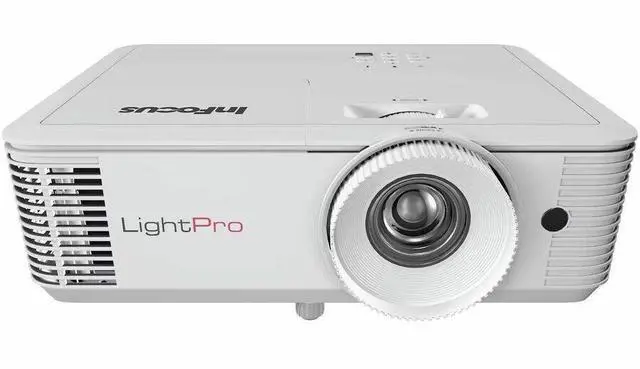 Alt view image 9 of 9 - InFocus Genesis IN0024SL 3D Standard Throw DLP Projector - 4:3 - Portable - 1024 x 768 - Front - 1080p - 15000 Hour Normal Mode - XGA - 30,000:1 - 4000 lm - HDMI - USB - Room, Presentation, Cinema, Ga