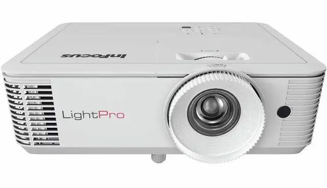 Alt view image 9 of 9 - InFocus Genesis IN0022SL 3D Standard Throw DLP Projector - 4:3 - Portable - 800 x 600 - Front - 1080p - 15000 Hour Normal Mode - SVGA - 30,000:1 - 4000 lm - HDMI - USB - Room, Presentation, Cinema, Ga