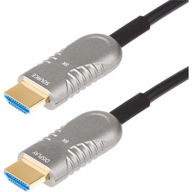 Alt view image 8 of 14 - Startech 30ft HDMI 2.1 Hybrid Active Optical Cable, CMP, Plenum Rated