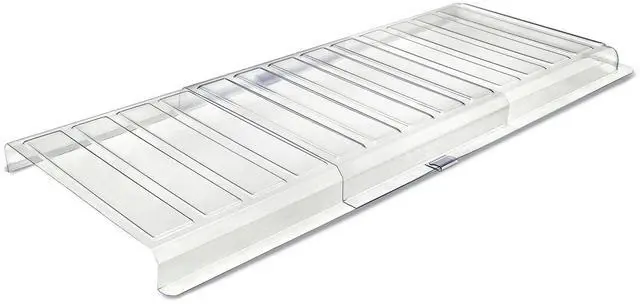 Alt view image 2 of 7 - Deflecto Under Furniture Air Deflector 11 x 20 x 1.25 Clear UFAD