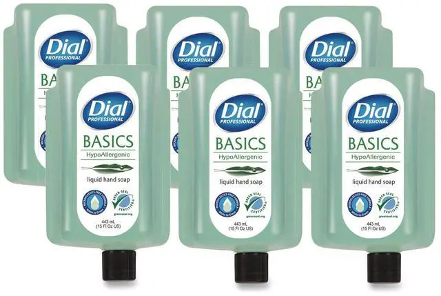 Alt view image 2 of 6 - Basics MP Free Liquid Hand Soap Refill for Versa Dispenser Unscented 15 oz 6/Carton DIA33827